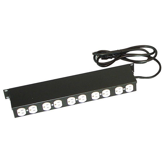 BARRA MULTICONTACTO NORTH SYSTEM, NEGRO, 10 CONTACTOS.