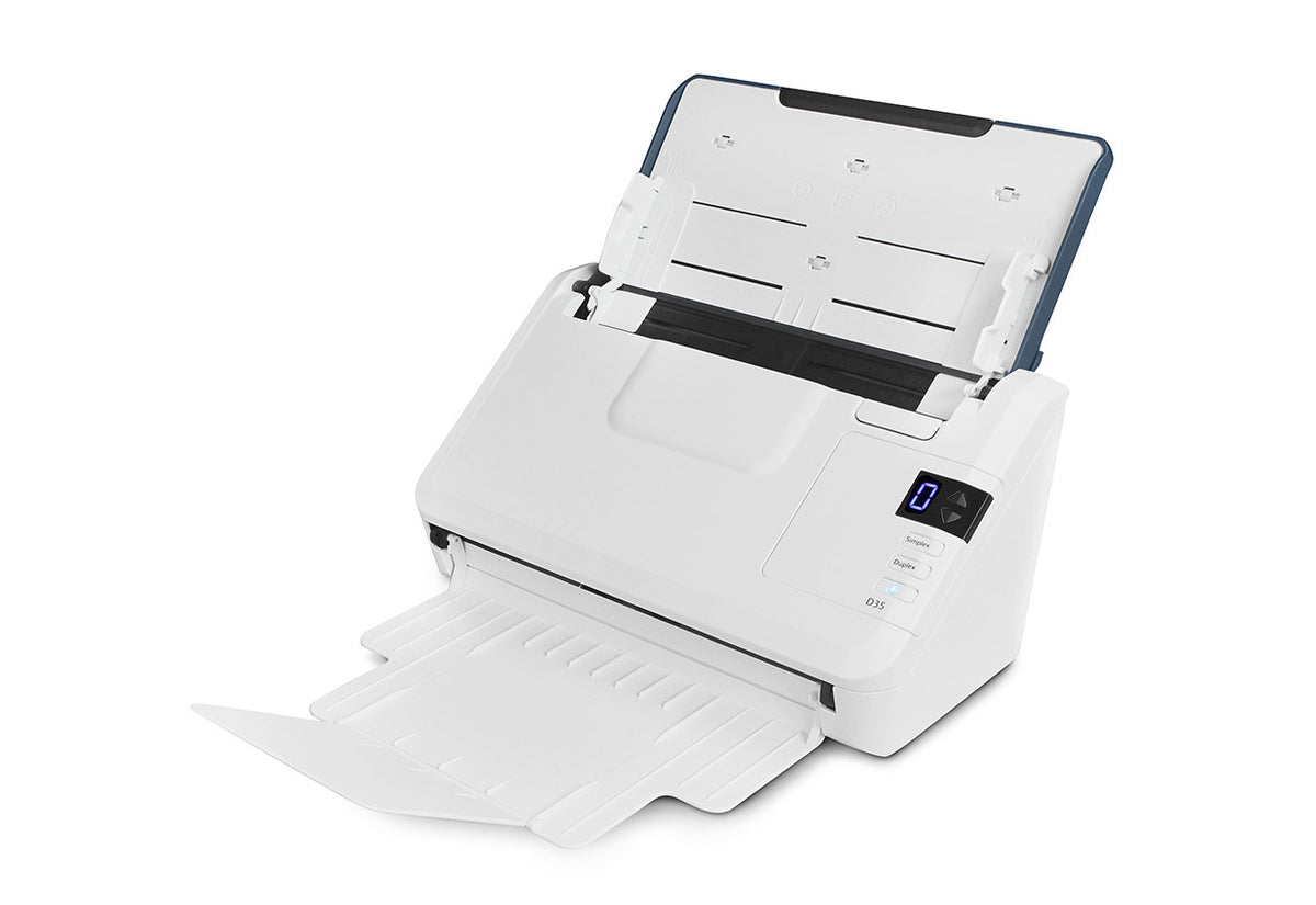 XEROX® DOCUMATE D35, VELOCIDAD 45 PPM / 90 IPM B/N & GRISES; 35 PPM / 70 IPM EN COLOR, BANDEJA ADF DE 50 HOJAS. CICLO DE TRABAJO DIARIO 8000 HOJAS