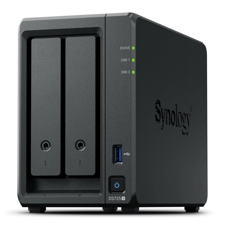 SERVIDOR NAS MARCA SYNOLOGY MODELO DS725+ 2 BAHIAS DISKSTATION