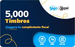 TIMBRES FISCALES ASPEL PAQUETE DE 5000 TIMBRES FACTE/5000 (ELECTRÓNICO)