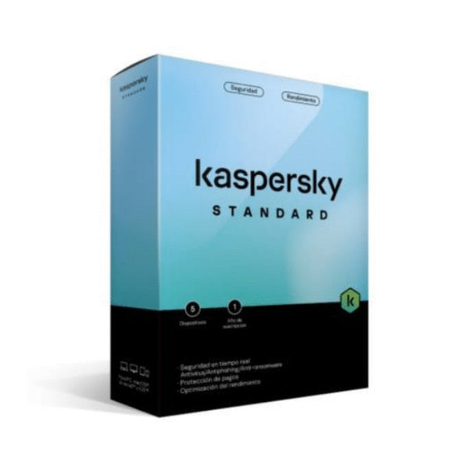 KASPERSKY STANDARD 5 DISPOSITIVOS 1 AÑO (ANTI-VIRUS)