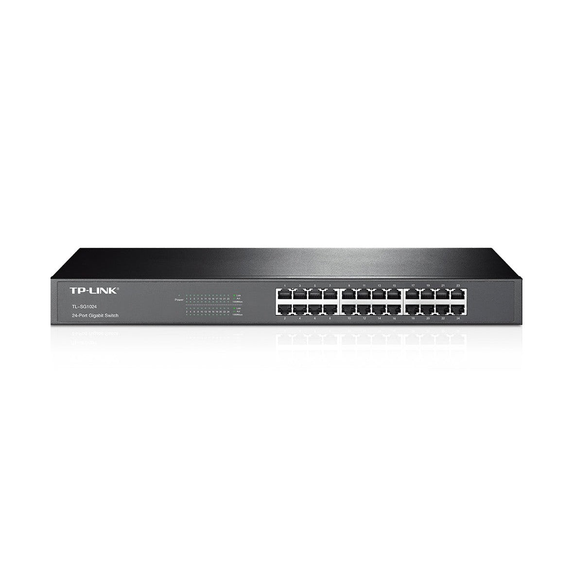 SWITCH TP-LINK, NEGRO, 10/100/1000 MBPS, 24PTOS, RACK