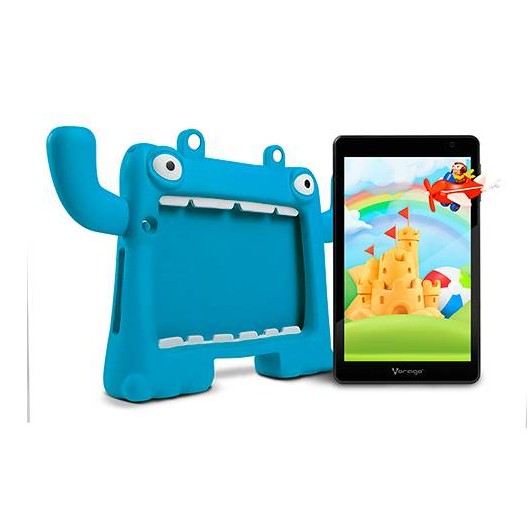 TABLET VORAGO PAD-8-KIDS 8 PULGADAS ANDROID 13 QUADCORE 4GB 64GB IPS 2MP 5MP WIFI BT GMS FUNDA AZUL