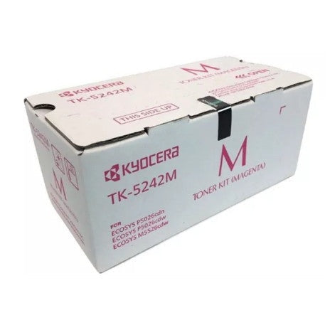 TONER KYOCERA TK-5242M, 3000 PÁGINAS, MAGENTA, ECOSYS P5026CDW