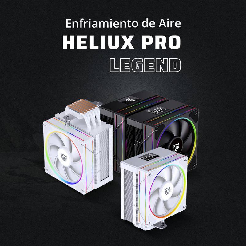 ENFRIAMIENTO DE AIRE BAMLAM RUSH HELIUX PRO HEX55 SISTEMA DE ENFRIAMIENTO DE AIRE, DISPLAY DIGITAL