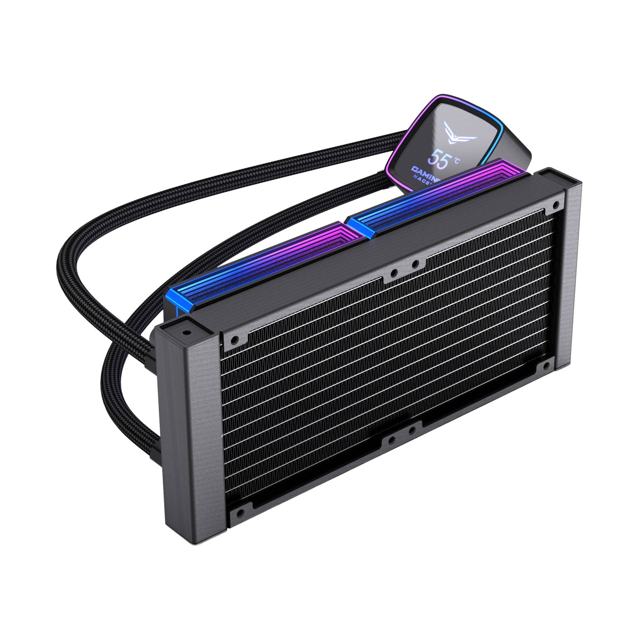 NACEB ENFRIAMIENTO LIQUIDO BOREAL 240MM PANTALLA DIGITAL ARGB NEGRO NA-0655N