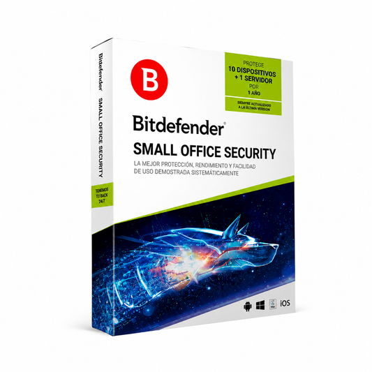 (GRABITYZONE) BITDEFENDER SMALL OFFICE SECURITY  10USR + 1SERVER