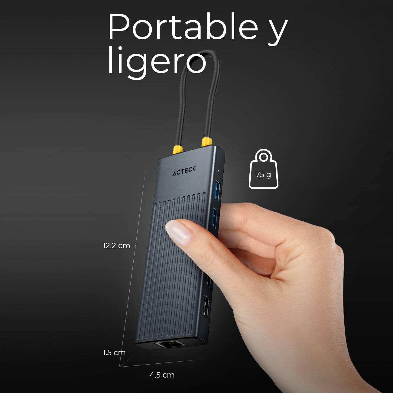 HUB USB 11 EN 1 NEXUS DOCK ULTRA HN960 ACTECK  HUB  11 EN 1