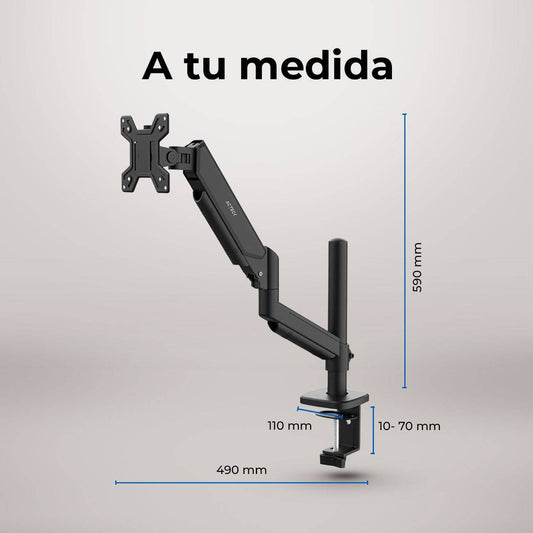 SOPORTE PARA MONITOR ENFORCE MOTION SM718  ACTECK SOPORTE ARTICULADO PARA MONITOR CON ALTURA AJUSTABLE CON C-CLAMP