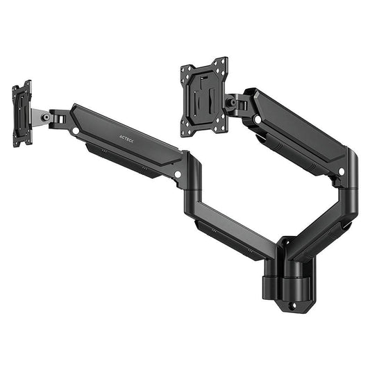 SOPORTE DOBLE MONITOR ENFORCE MOTION SM727  ACTECK SOPORTE DE PARED ARTICULADO PARA DOBLE MONITOR