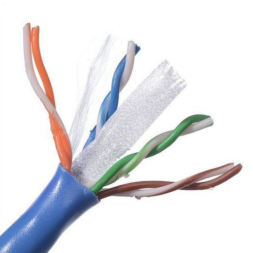 BOBINA DE CABLE UTP CAT6+  BELDEN 2412 006A1000, 305 M, AZUL, INTERIOR, 100% COBRE