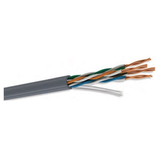 BOBINA UTP CAT6 PARA INTERIOR, 4 PARES, 23 AWG, BOBINA DE 305 MTS, 100% COBRE, CONDUMEX 66446835 ,COLOR GRIS
