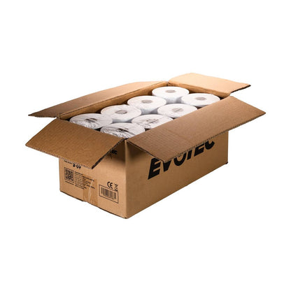 EVOTEC CAJA CON 24 ROLLOS DE ETIQUETAS TERMICAS 2X1 PULGADAS EV-3011C