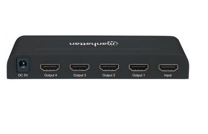 207515 VIDEO SPLITTER HDMI 4K DE 4 PUERTOS; MULTIPLICA UNA SEÑAL DE AUDIO/VIDEO DIGITAL DE ALTA DEFINICIÓN HASTA PARA CUATRO PANTALLAS HDMI 4K