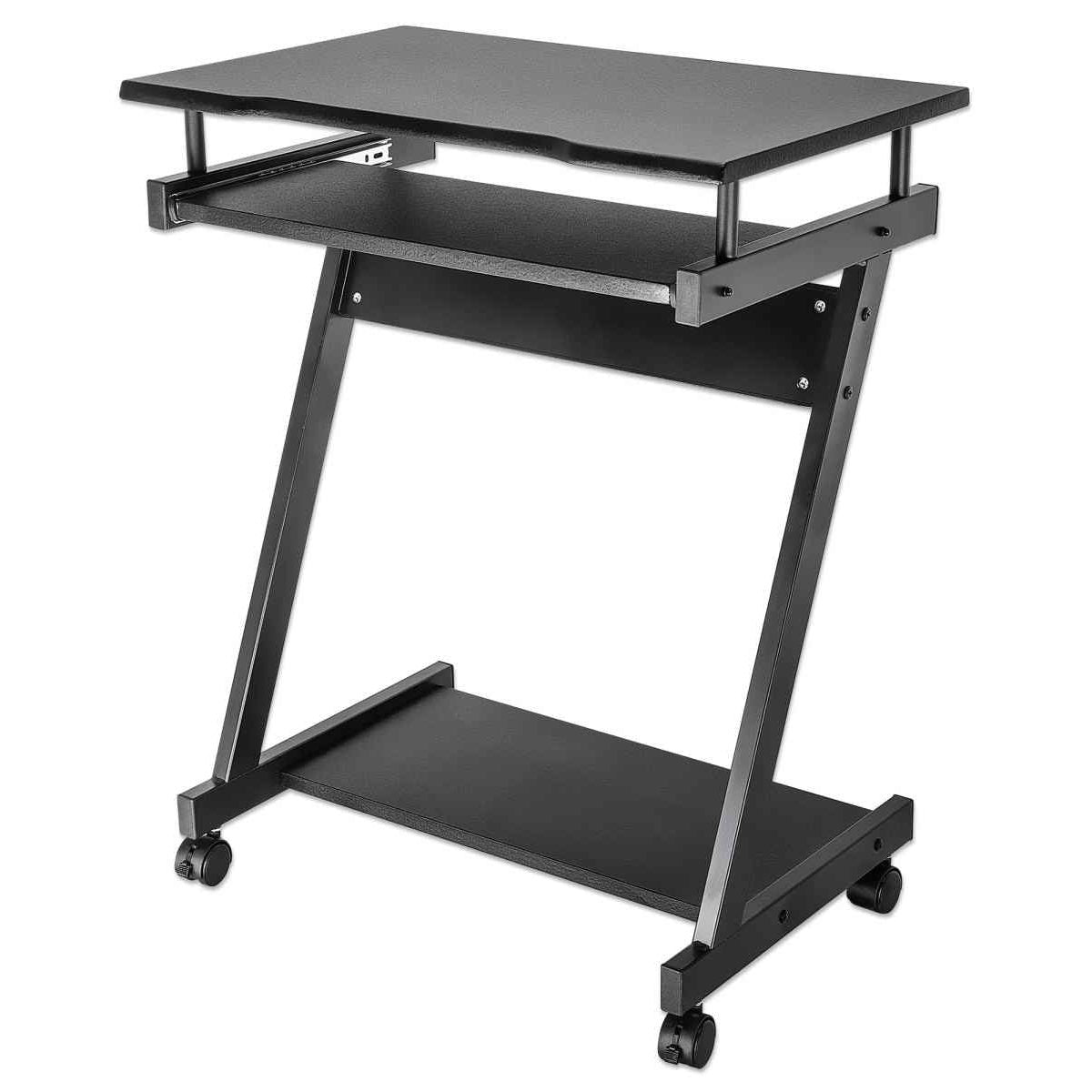ESCRITORIO COMPACTO PARA COMPUTADORA, CON BANDEJA DESLIZABLE PARA TECLADO (207690) MANHATTAN
