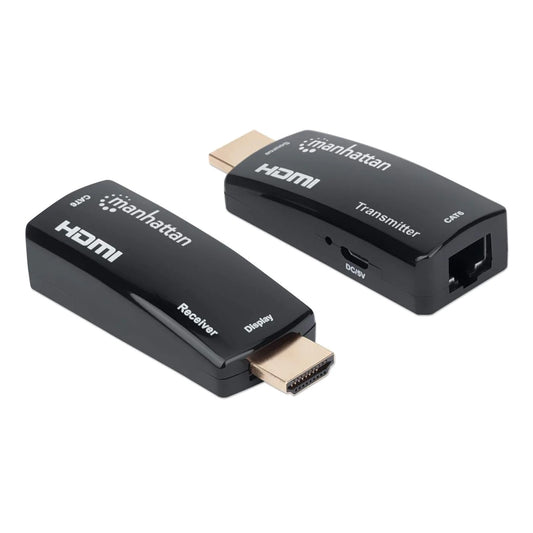 207539 KIT EXTENSOR COMPACTO DE HDMI SOBRE ETHERNET. EXTIENDE UNA SEÑAL HDMI HASTA 60 M USANDO UN CABLE ETHERNET CAT6
