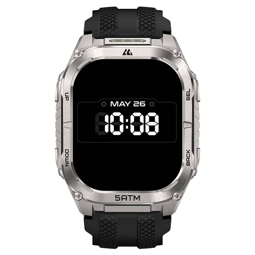 SMARTWATCH KOSPET KOSPET TANK M4C TMKO-007, NEGRO, 10 DÍAS, RESISTENTE AL AGUA