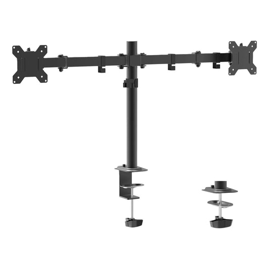 BRAZO PARA DOS MONITORES NACEB (NA-0211), BRAZO PARA DOS MONITORES NA-0211 NEGRO DS1703BE MODELO: NA-0211