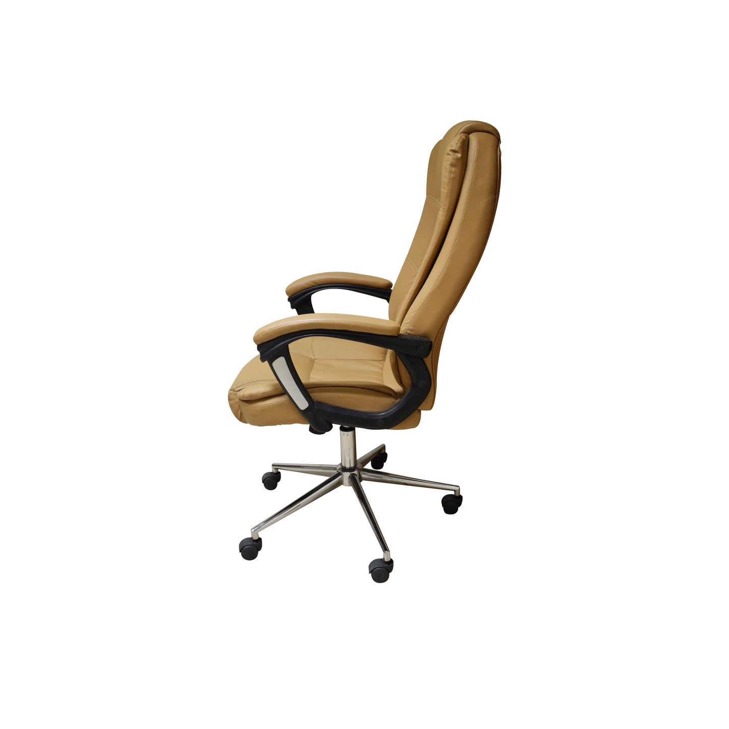 SILLA EJECUTIVA NACEB TECHNOLOGY CAFE NA-0930C, EJECUTIVA, ASIENTO ACOLCHADO, CAFÉ, VINIPIEL