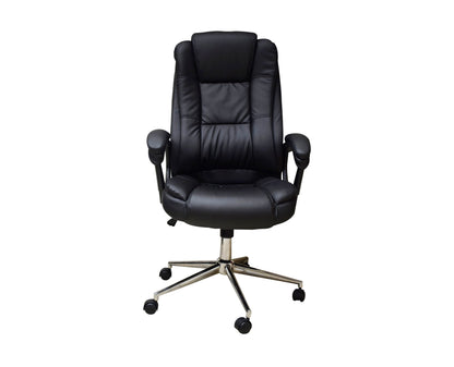 SILLA EJECUTIVA NACEB TECHNOLOGY NEGRO NA-0930N, EJECUTIVA, ASIENTO ACOLCHADO, NEGRO, VINIPIEL