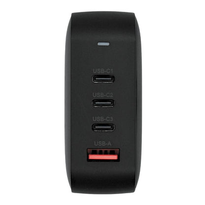 OV-G165W ADAPTADOR DE CORRIENTE GAN 165W CON PD SIN CABLES (3X USB C + 1X USB A) MARCA OVALTECH