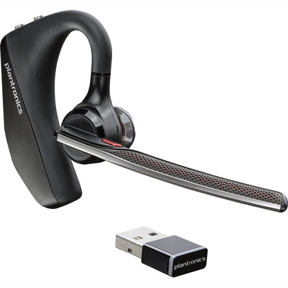 POLY VOYAGER 5200 UC, BLUETOOTH PARA MOVILES Y COMPUTADORAS, INCLUYE ESTUCHE DE CARGA Y ADAPTADOR BLUETOOTH