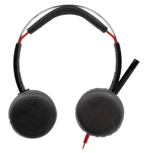 HP POLY BLACKWIRE 5220, ALAMBRICOS, USB-C CON ADAPTADOR USB-C/A, CONECTOR 3.5 MM, BINAURAL