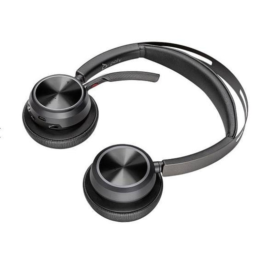 HP POLY VOYAGER FOCUS 2, BLUETOOTH PARA MOVILES Y COMPUTADORA, CON CABLE USB-C/A