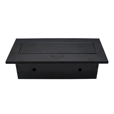 CAJA DE MESA, RJ45 CAT 6, HDMI, USB V2.0, NEMA 5-15R, NEGRO, BROBOTIX 170906