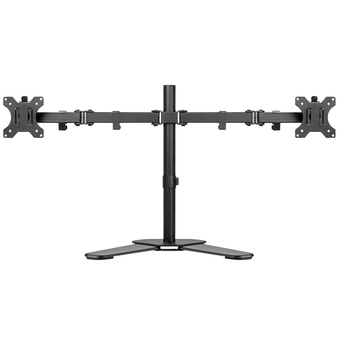 SOPORTE PARA MONITOR LCD, DE 2 BRAZOS, DE 13 A 32 PULGADAS, SOBRE ESCRITORIO, RESISTENCIA 8 KG C/U, BROBOTIX 963203