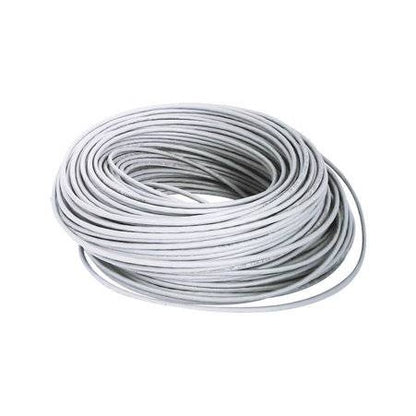 BOBINA UTP, CAT6, 305 M, INTERIOR, BLANCO, CCA, EN CAJA PROTECTORA, C/TUBO DESPACHADOR, METREADA, IDEAL P/RED / CCTV, BROBOTIX 6006801