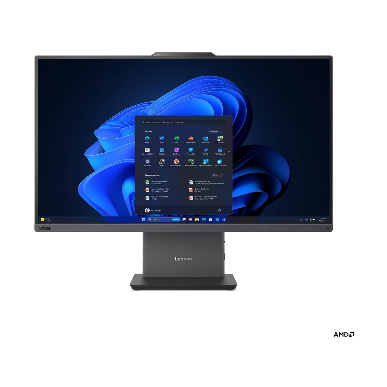 ALL IN ONE NEO 55A 24 G6, AMD RYZEN 5 220, 16 GB DDR5-5600, SSD DE 512 GB M.2 WINDOWS 11 PRO, ESPAÑOL, GARANTÍA 1 AÑO EN SITIO.