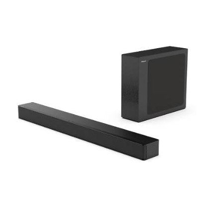 BARRA DE SONIDO HISENSE HS2100, SUBWOOFER BLUETOOTH. CANALES 2.1