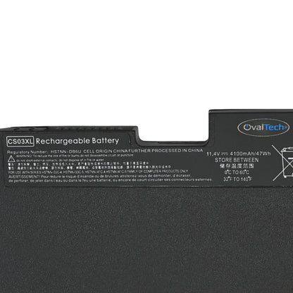 OTHCS03XL BATERIA INTERNA (P) 11.1V PARA HP ELITEBOOK 840 850 745 755 848 G3 G4 CS03XL