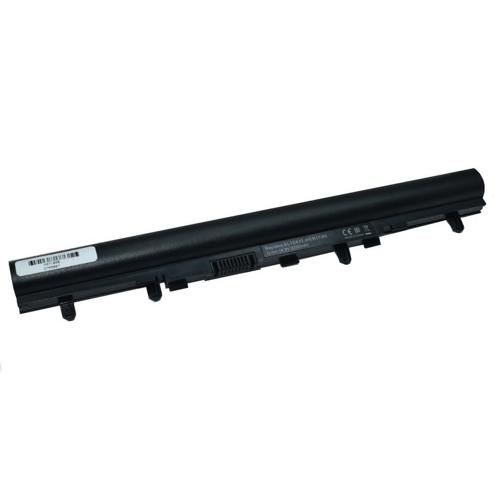 BATERIA PARA LAPTOP OVALTECH OTR5007 LI-ION 14.8V PARA ACER ASPIRE V5 - V5-431 V5-531 EN COLOR NEGRO 3200MAH