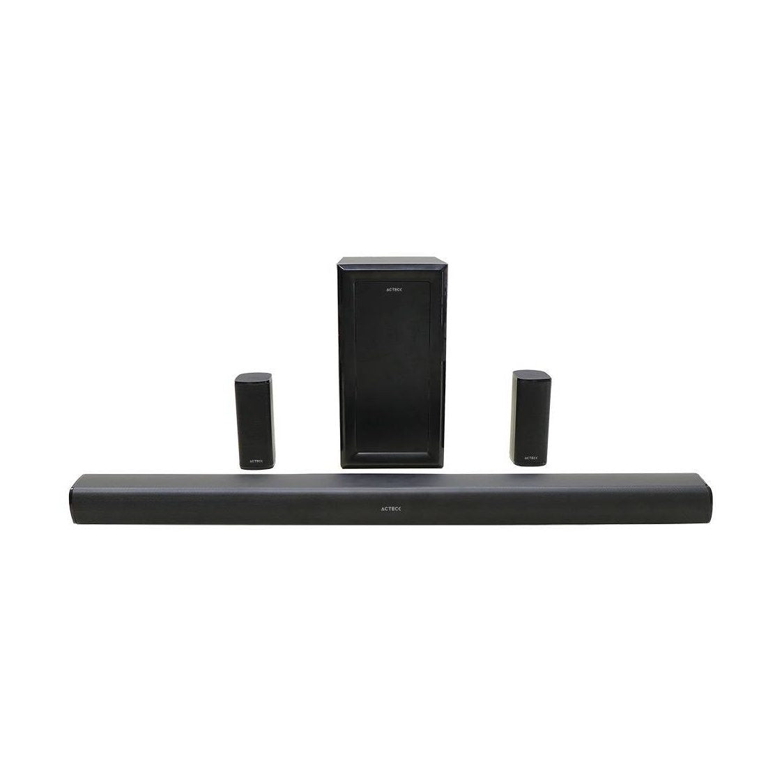 TEATRO EN CASA DYNAMIC STAGE BS700 ACTECK ELITE SERIES 5.1 CANALES, DOLBY 180W, CONECTIVIDAD: BLUETOOTH 5.3, USB-A, HDMI (ARC), ÓPTICAL, 3.5MM.