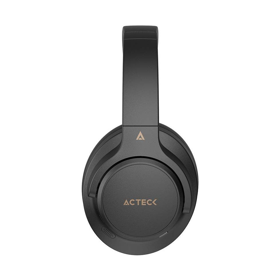 AUDÍFONOS INALÁMBRICOS BLUETOOTH HYPE EPIC HP750 ACTECK ELITE SERIES CANCELACIÓN DE RUIDO ACTIVO  HIBRIDO, DURACIÓN DE BATERÍA HASTA 75H