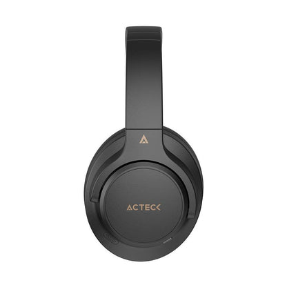 AUDÍFONOS INALÁMBRICOS BLUETOOTH HYPE EPIC HP750 ACTECK ELITE SERIES CANCELACIÓN DE RUIDO ACTIVO  HIBRIDO, DURACIÓN DE BATERÍA HASTA 75H