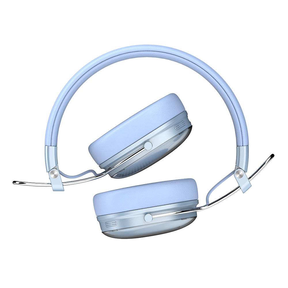 AUDÍFONOS INALÁMBRICOS BLUETOOTH LUXE CHIC HP710 ACTECK ELITE SERIES DURACIÓN DE BATERÍA HASTA 30H, COLOR AZUL. AC-940917
