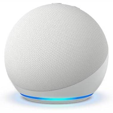 AMAZON ECHO DOT 5TH GEN CON ASISTENTE VIRTUAL ALEXA AMZ-B09B94RL1R GLACIER WHITE