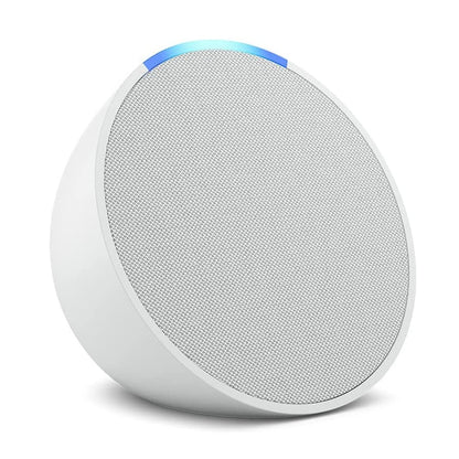 AMAZON ECHO POP CON ASISTENTE VIRTUAL ALEXA GLACIER WHITE