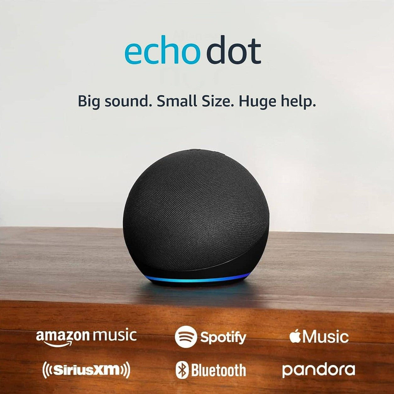 AMAZON ECHO DOT 5TH GEN CON ASISTENTE VIRTUAL ALEXA B09B8V1LZ3 CHARCOAL