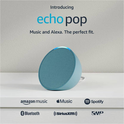 AMAZON ECHO POP CON ASISTENTE VIRTUAL ALEXA MIDNIGHT TEAL