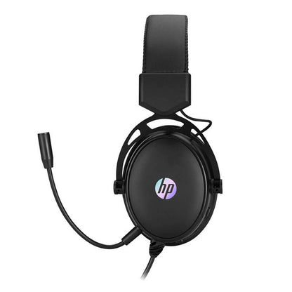 AUDIFONOS GAMING HP CON MICROFONO EXTERNO ALAMBRICO  1 X JACK 3.5MM  CONTROL DE VOLUMEN-MUTE  DHE-8005