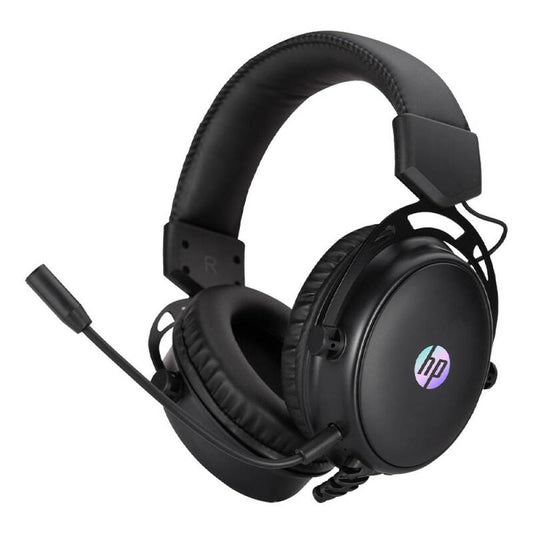 AUDIFONOS GAMING HP CON MICROFONO EXTERNO ALAMBRICO  1 X JACK 3.5MM  CONTROL DE VOLUMEN-MUTE  DHE-8005