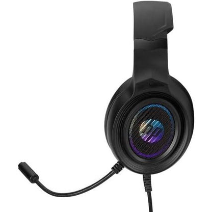 AURICULARES ESTÉREO PARA JUEGOS CON USB HP DHE-8008U  USB. LUZ RGB
