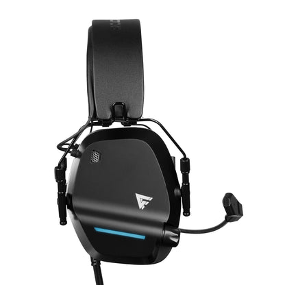 DIADEMA GAME FACTOR HSG550 CONEXIÓN POR USB / MICRÓFONO AJUSTABLE / SURROUND 7.1 / NEGRO