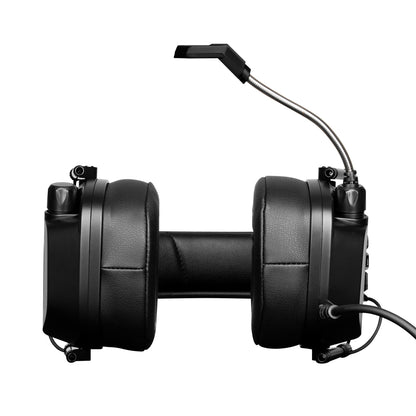 DIADEMA GAME FACTOR HSG550 CONEXIÓN POR USB / MICRÓFONO AJUSTABLE / SURROUND 7.1 / NEGRO