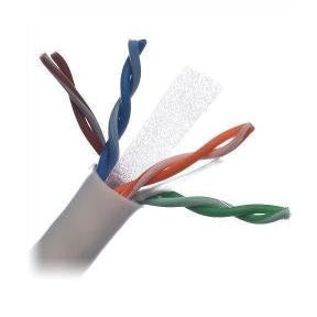 BOBINA DE CABLE UTP CAT6+ BELDEN 2412 009A1000, 305 M, BLANCO, INTERIOR, 100% COBRE