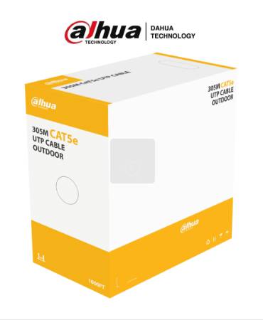 BOBINA DE CABLE UTP PARA EXTERIOR CAT5E/ 100% COBRE/ 305 METROS/ COLOR NEGRO/ CUBIERTA EXTERIOR MDPE/ CUMPLE CON ESTANDARES ANSI/TIA 568-C.2 NB